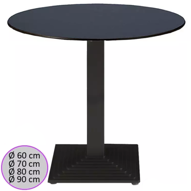 Mesa de Bar Tablero Compacto Redondo -RUEDA