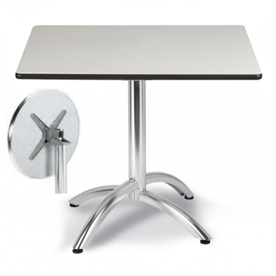 Mesa de Cafeteria Tablero Cuadrado Compacto - POMER