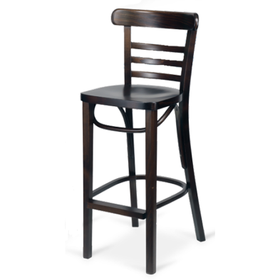 Taburete de Madera Alto con Respaldo -29 ISTOL