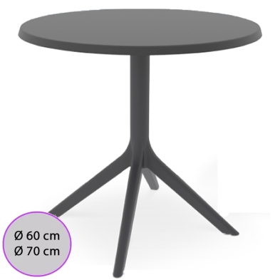 Mesa de Terraza Tablero Werzalit Redondo 29-DIZ