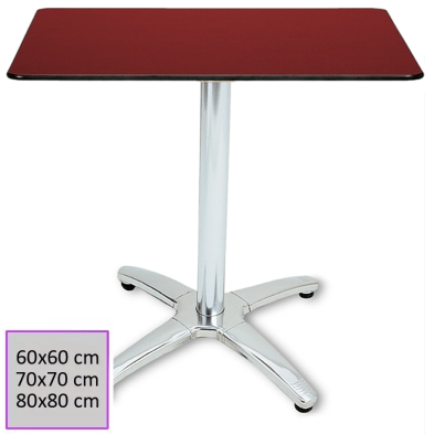 Mesa de Cafetería Cuadrada Tablero Compacto- 29-VIGO