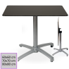 Mesa Abatible Tablero Cuadrado Compacto -TABARCA