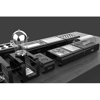 Expositor de Bandejas 4 GN 2/8 para Buffet 06-488808