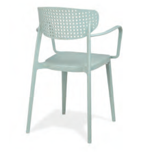 Sillón apilable de terraza para bar 01-VALOR Brazo