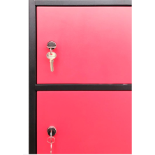 Consigna de 4 departamentos fabricada en acero laminado 96-TMIN4P