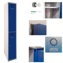 Taquilla Vestuarios 30x50 cm 2 Puertas 96-ECOT-47029