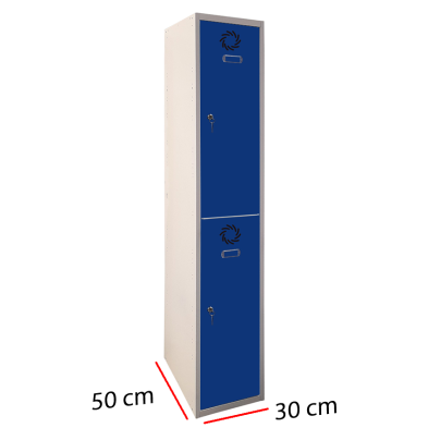Taquilla Vestuarios 30x50 cm 2 Puertas 96-ECOT-47029