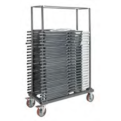 Carro de transporte para sillas plegables Coria alto