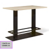 Mesa Alta de Bar Tablero Melamina Rectangular 01-VEGA