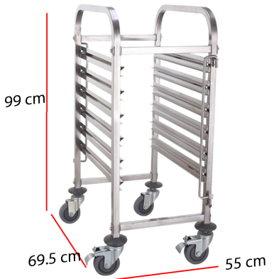 Carro Bandejero GN 1/1 con 7 Niveles 06-476016