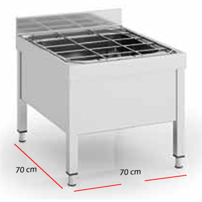 Fregadero Vertedero FFVD-77/10