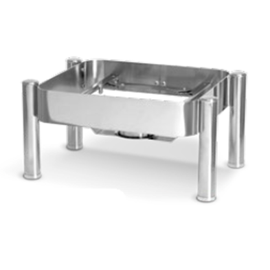 Chafing dish cuadrado con tapa cristal 19-P390002+
