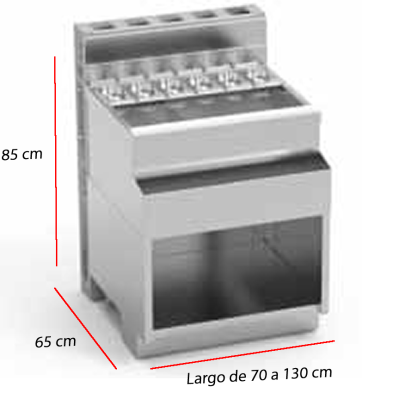 Modulo Cuba de Hielo con Muro Tecnico 85-LBH-70+