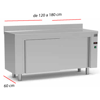Mesa Caliente Mural Fondo 60 cm 85-MCA60-120M+