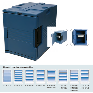 Contenedor isotérmico para transporte de alimentos 50-C-60 S1