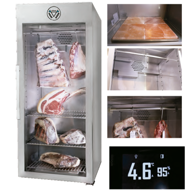 Madurador para Carnes Puerta Cristal EXPOCARN-500 medidas