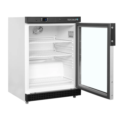 Armario pequeño puerta cristal para enfriamiento de bebidas 86-UR200G