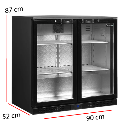 Armario Expositor Frio para Botellas 190L. 115W  DB201H