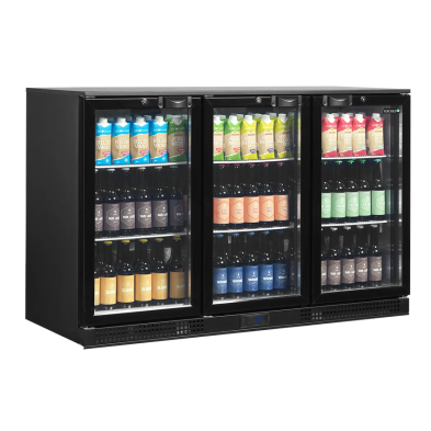 Armario Frio de Botellas 3 Puertas Abatible 300L. 125W  86-DB301H-3