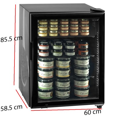 Expositor de Caviar Refrigerador 92L. 280W  86-UR90G-SUB