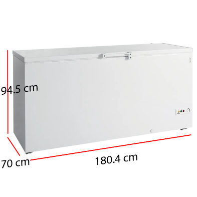 Arcón congelador grande de puerta abatible FR605