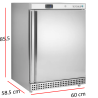 Congelador de Bar Puerta Inox 200L. 105W  86-UF200S
