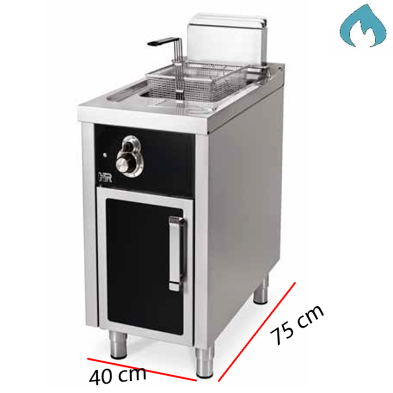 Freidora a gas con Mueble 12 L 9 Kw. 09-FDG12L750E