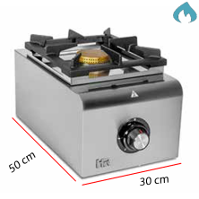 Fogón a gas con gran rendimiento 09-FG300