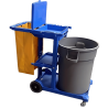 Carrito de limpieza azul multiusos. 76-8170A-AZ