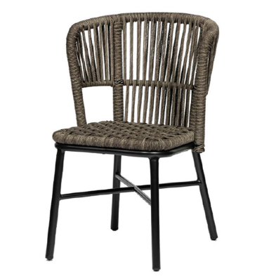 Silla de terraza con respaldo alto para restaurantes 97-SAM