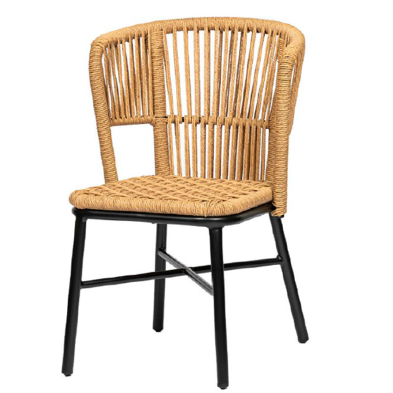 Silla de terraza con respaldo alto para restaurantes 97-SAM