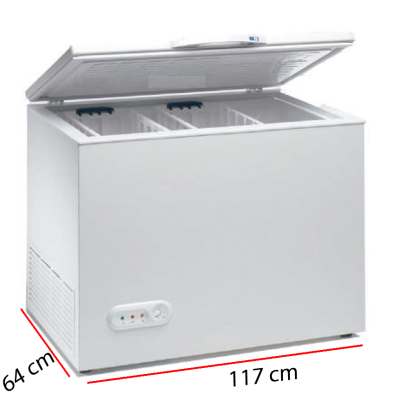 Arcón Congelador 117 cm Puerta Abatible 68-COH-400-FM