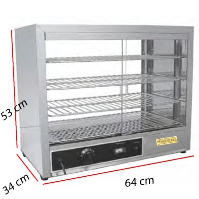 Vitrina Caliente VEC-60-S