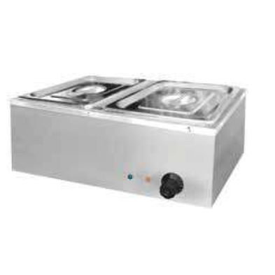 Baño María Eléctrico 2 Cubetas GN 1/2-100 61-FI55025