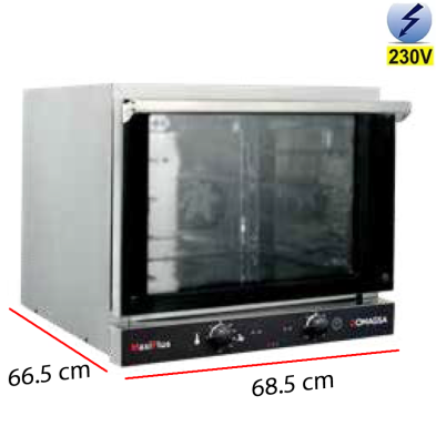 Horno Convector 4 Bandejas GN 1/1 3.7 Kw. 03-MAXI PLUS