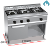 Cocina a Gas 3 Fuegos 12 y 7 Kw Horno 3.5 Kw- G6F3H12+FG1