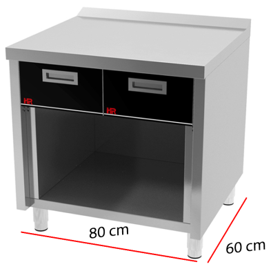 Muebles Neutros con Cajon de 80x60 cm 09- CN6008E
