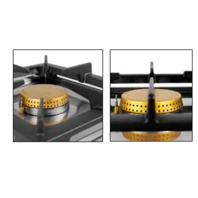 Cocina a gas 3 fuegos