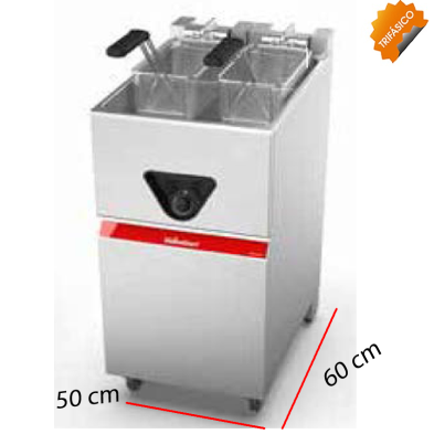 Freidora doble de pie super rápida eléctrica para grandes cantidades 03-C2525