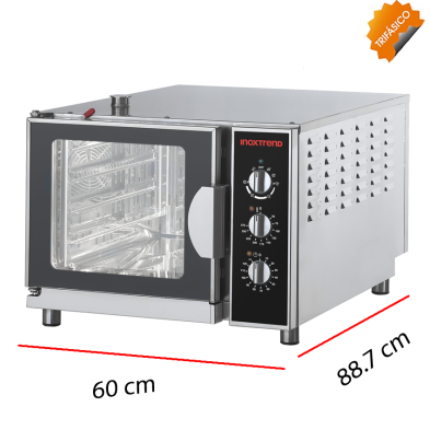 Horno con vapor convector para 4 bandejas GN 1/1 03-SDA104E
