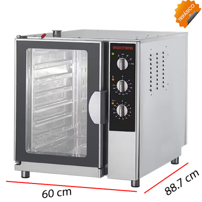 Horno con vapor convector para bandejas 7 GN 1/1 03-SDA107E