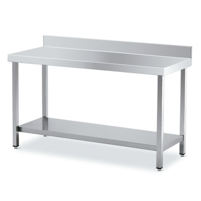 Mesa de Trabajo con Peto-Estante Fondo 50 cm- Largo de 60 a 240cm.