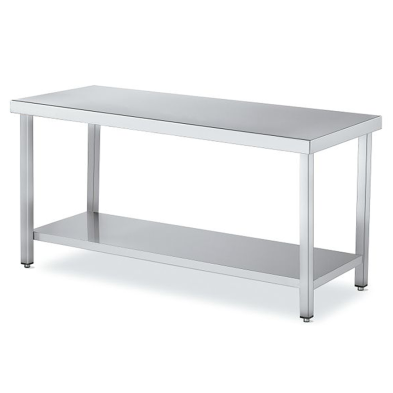 Mesa BAJA con Estante Fondo 70 Desde 60 a 280 cm