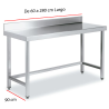 Mesa con Peto de Cocina Fondo 90 cm Desde 60 a 280 cm