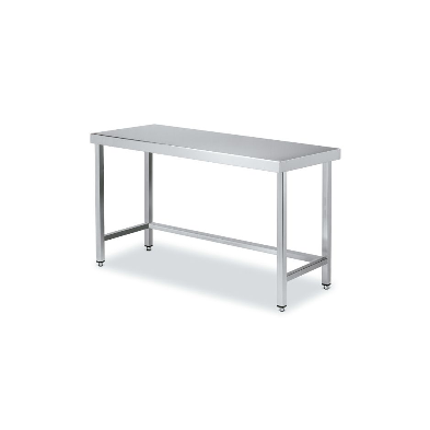 Mesa de cocina en acero fondo 55 cm