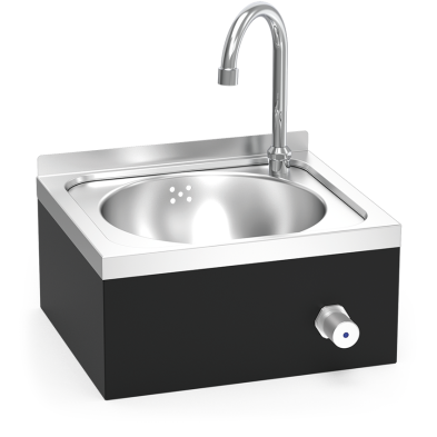 Lavamanos dos aguas con pulsador Black 06-061804