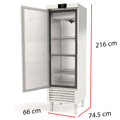 Armario Congelación 1 Puerta Inox 505 L. 606 W 14-CASN-75-1