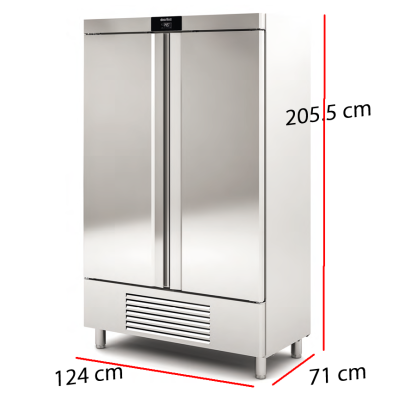 Armario Frio 2 Puertas Docriluc 124 x 71 cm- 964 L 14-CASR-125-2