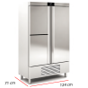 Nevera industrial inox 3 Puertas 543W. 964 L. 14-CASR-125-3
