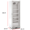 Congelador Puerta Cristal Docriluc 248 L. 385W 14-EVRF-600-D